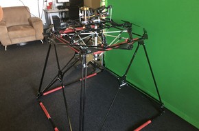 360 image filming using drones